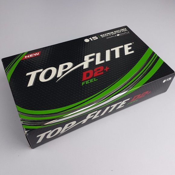 Top Flight D2+ Feel Golf Balls Pack of 15 Balls - Picture 7 of 7